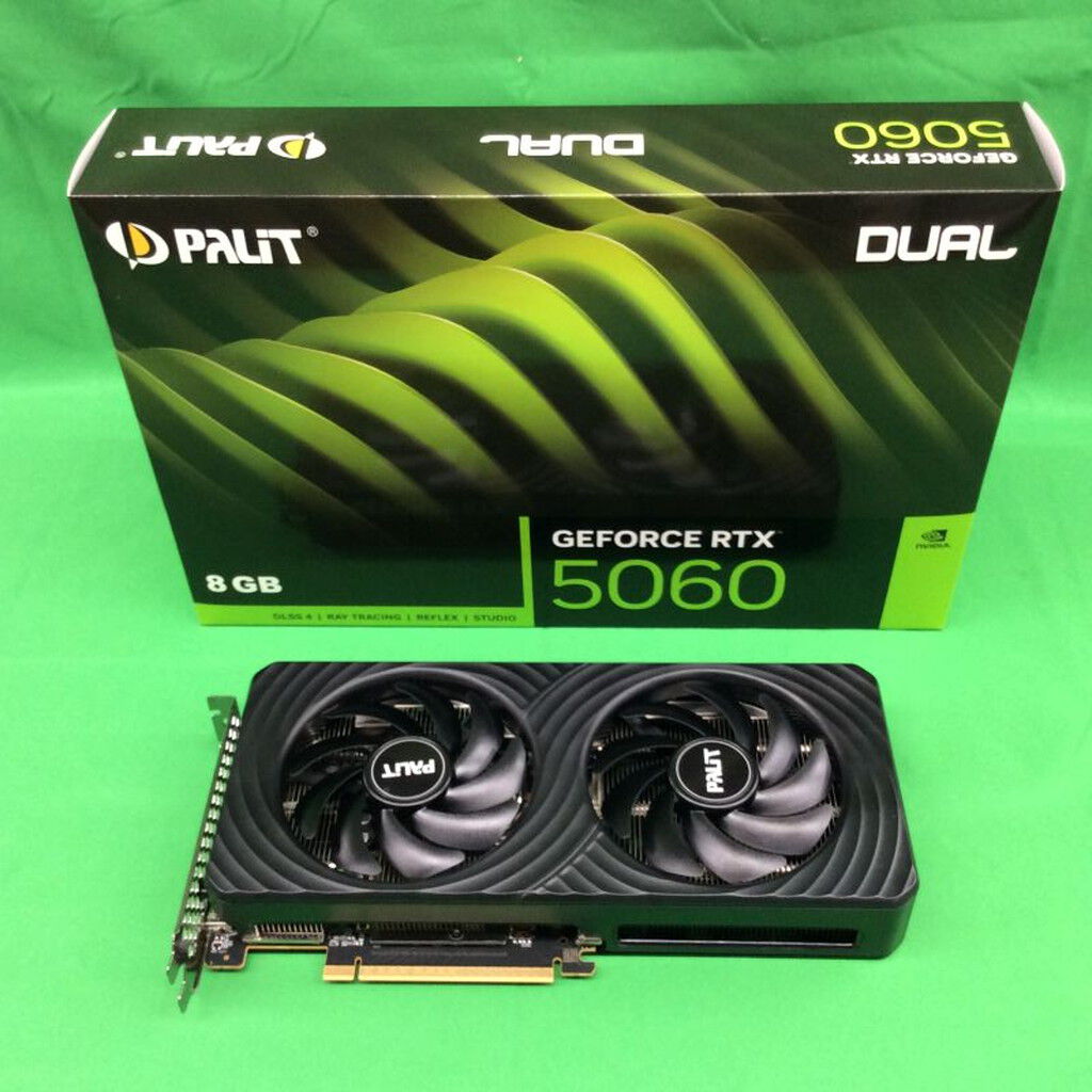 中古 Palit NE75060019P1-GB2063D (RTX5060 8G Dual) 179553 （390099