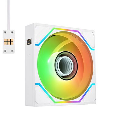 Thermaltake  SWAFAN 120 EX INFINITY ARGB Sync Snow 1Pack CL-F265-PL12SW-A ((120mm ARGB ホワイト 交換式ファン) 