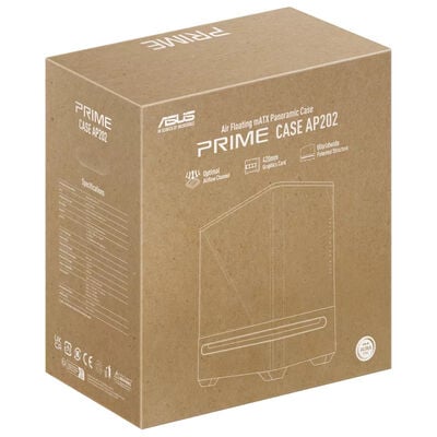 ASUS  PRIME AP202 TG BLACK (MicroATX ガラス ブラック) 