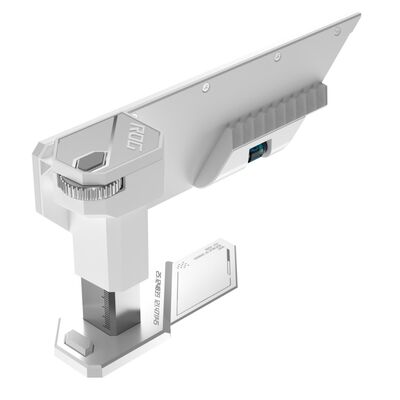 ASUS  ROG Herculx Graphics Card Holder White (XH01 ROG HERCULX GRAPHICS CARD HOLDER WHITE) 