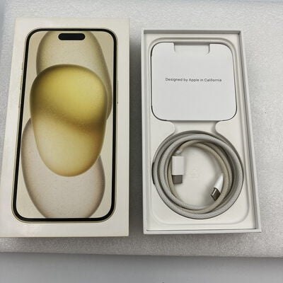 【新潟店】中古  【国内版SIMフリー】Apple iPhone15 無印 128GB イエロー MTMK3J/A 161078 