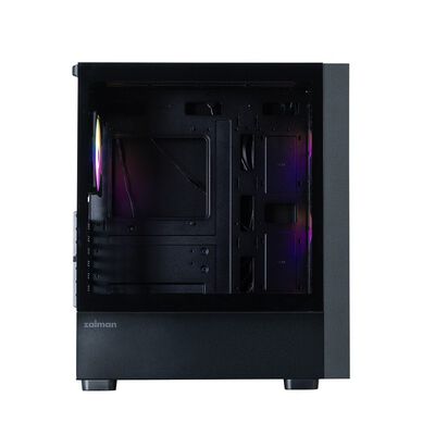 ZALMAN  S6 Black (ATX ガラスパネル ブラック) 