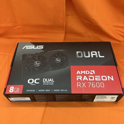 【なんば店】中古  ASUS DUAL-RX7600-O8G-V2 (RX7600 8G) 162744 