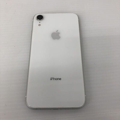 【徳島住吉店】中古  【SIMロック解除済み】【SoftBank】 Apple iPhoneXR 64GB (ホワイト)  MT032J/A 155353 
