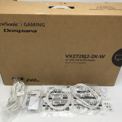 【白山FM松任店】中古  Viewsonic VX2728J2-2K-W-7 (27"W 2H1DP 240Hz WQHD) 4950001327 
