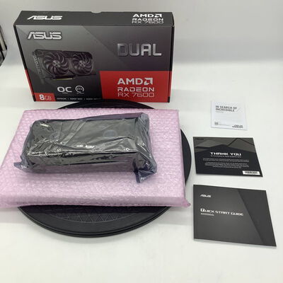 【堺七道店】中古  ASUS DUAL-RX7600-O8G-EVO (RX7600 8G) 4660003077 