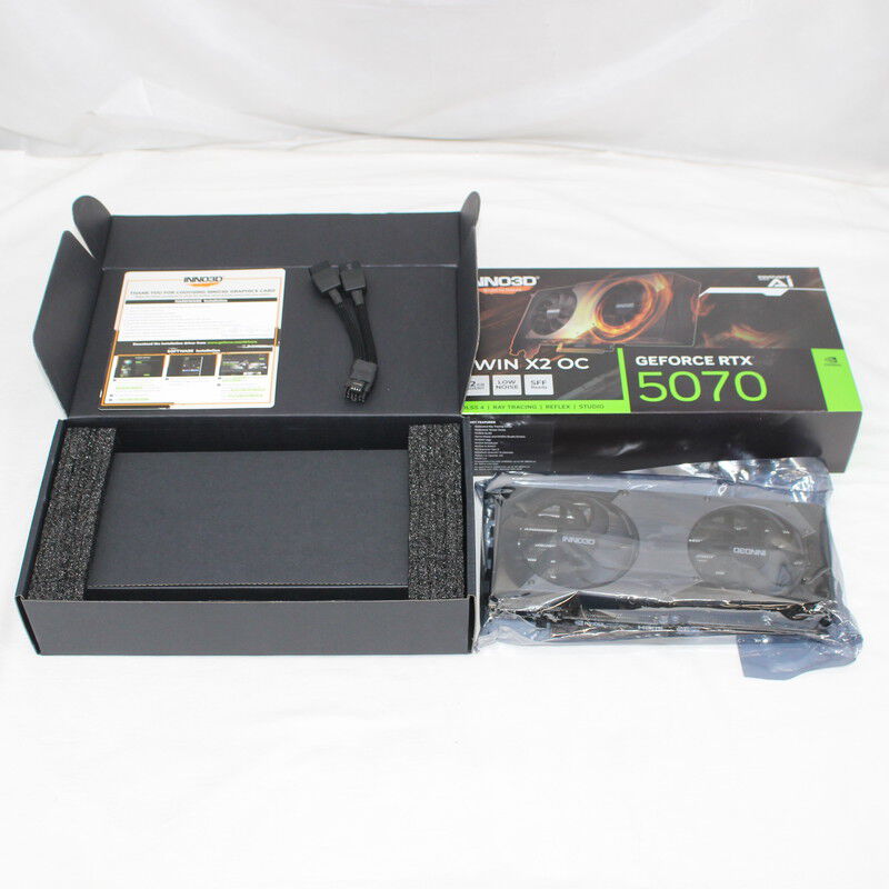 中古 INNO3D GeForce RTX 5070 TWIN X2 OC（RTX 5070 12GB