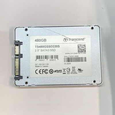 【八王子店】中古  Transcend TS480GSSD220S（2.5インチ SSD 480GB SATA） 3480041923 