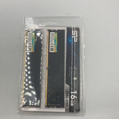 【水戸赤塚店】中古  Silicon Power SP016GBLFU320B22 8GB 2枚組(合計16GB) PC4-25600/DDR4-3200 デスクトップ用 4680004125 