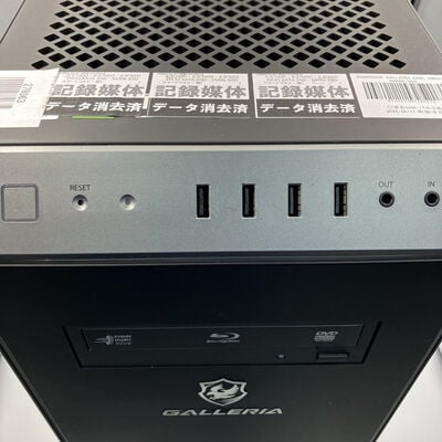 【町田店】中古  GALLERIA ZA9C-R80S(i9 10900K/64GB/SSD1TB/HDD8TB+8TB/RTX2080 SUPER/W11H) 3330003436 