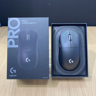 【甲府飯田店】中古  Logicool PRO X SUPERLIGHT 2 Wireless Gaming Mouse G-PPD-004WL-BK (ブラック) 4720001466 