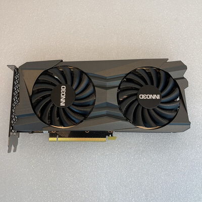 【京都店】中古  Inno3D GeForce RTX 3060 TI TWIN X2 LHR N306T2-08D6-119032DH（RTX3060Ti 8GB） 3480040808 