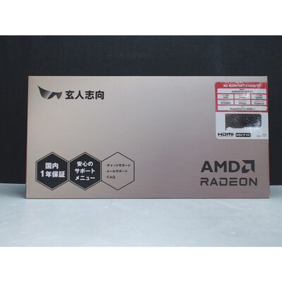 【前橋ｲﾝﾀｰｱｶﾏﾙ店】中古  玄人志向 RD-RX9070XT-E16GB/TP (RX9070XT 16G) 176950 