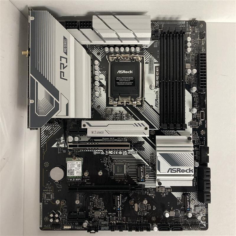 ASRock z790 Pro rs ジャンク品 中古 ASRock Z790 Pro RS WiFi (Z790 1700 ATX DDR5) 175343