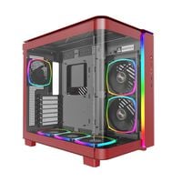 MONTECH  KING 95 PRO Red (ATX ガラス レッド) 