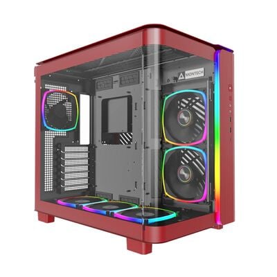 MONTECH  KING 95 PRO Red (ATX ガラス レッド) 