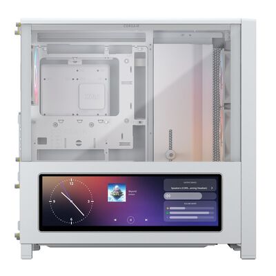 Corsair  FRAME 4000D LCD RS ARGB Premium White CC-9011327-WW (E-ATX ガラス ホワイト) 