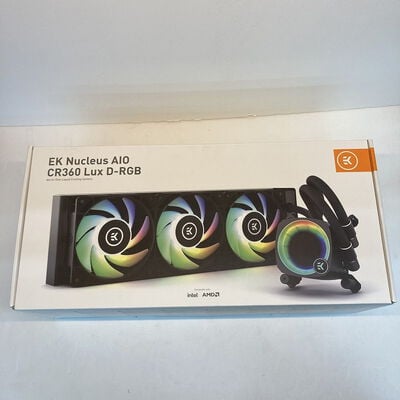 【京都店】中古  EKWB CR360 Lux D-RGB(360mm ARGB 水 BK) 3180006348 