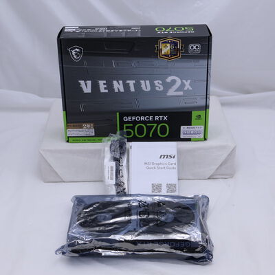 【通販センター】中古  MSI GeForce RTX 5070 12G VENTUS 2X OC（RTX5070 12GB） 3480041631 