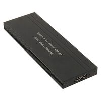 AINEX  HDE-10 (USB3.0接続 UASP対応 M.2 SATA SSDケース) 