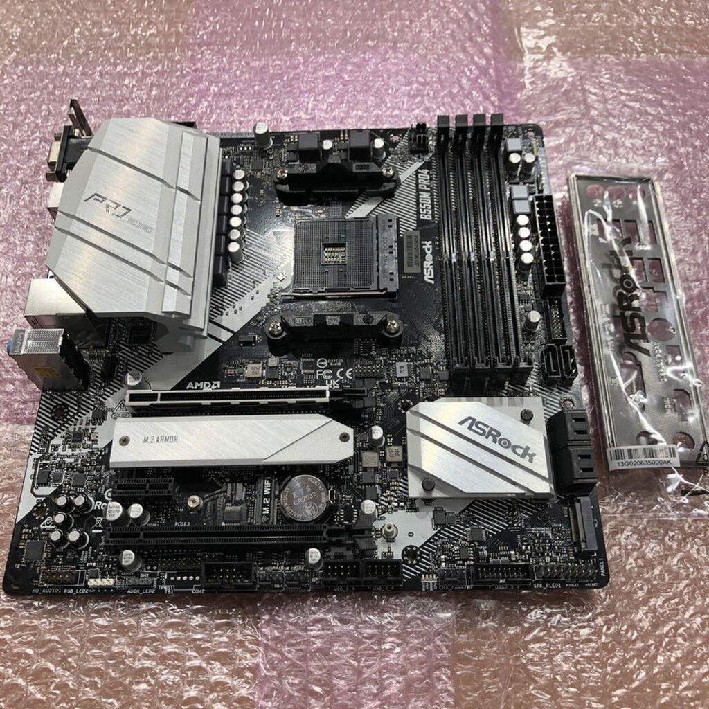 中古 ASRock B550M Pro4 (B550 AM4 mATX DDR4) 142938 （351555