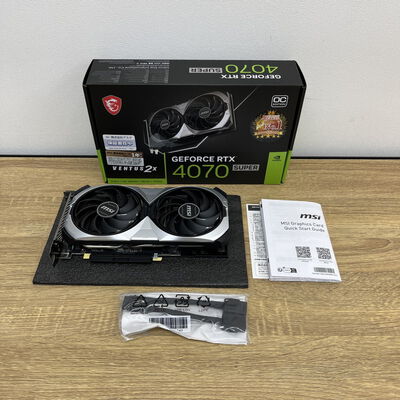 【津ラッツ店】中古  MSI GeForce RTX 4070 SUPER 12G VENTUS 2X OC (RTX4070 SUPER 12GB) 163393 