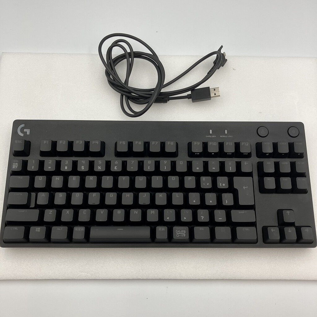 中古 Logicool G-PKB-002LN (有線 ｹﾞｰﾐﾝｸﾞｷｰﾎﾞｰﾄﾞ) 158800 （327264