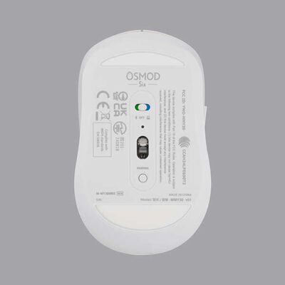 エレコム  M-MY30MBSWH (OSMOD Six USB無線/Bluetooth 静音マウス [6ボタン/Mサイズ] ホワイト) 