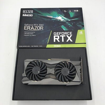 【盛岡都南店】中古  ELSA GD3060-12GEREZ(RTX3060 12G) 4580002100 