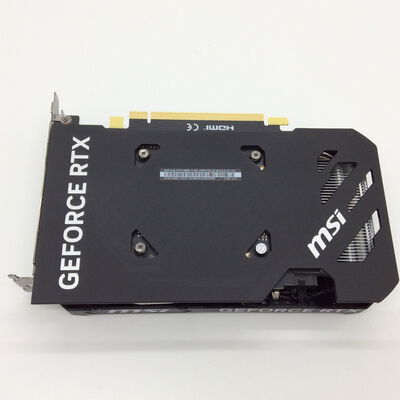 【浜松店】中古  MSI GeForce RTX 4060 Ti 8G VENTUS 2X BLACK E1 OC (RTX4060Ti 8GB) 1300007691 