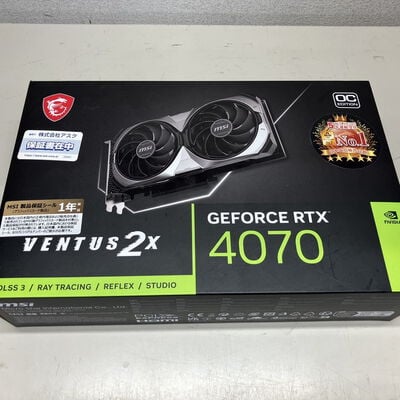 【町田店】中古  MSI GeForce RTX 4070 VENTUS 2X 12G OC (RTX4070 12GB) 157129 