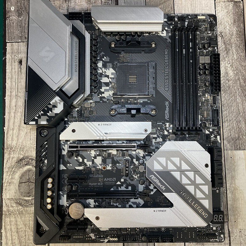 中古 ASRock B550 Steel Legend (B550 AM4 ATX DDR4) 142936【9