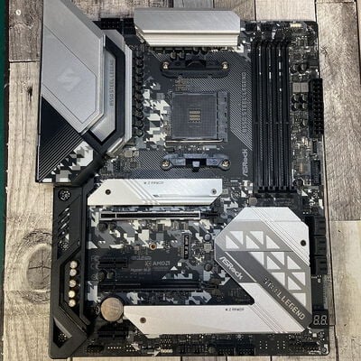 【広島店】中古  ASRock B550 Steel Legend (B550 AM4 ATX DDR4) 142936 