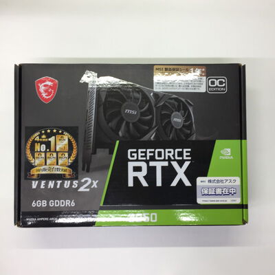 【千葉店】中古  MSI GeForce RTX 3050 VENTUS 2X 6G OC  3250005293 
