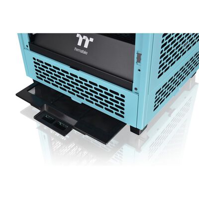 Thermaltake  The Tower 200 Turquoise CA-1X9-00SBWN-00 (Mini-ITX ガラス ターコイズ) 