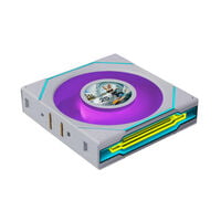 Lian-Li  UNI FAN SL-INF FLEX WT LCDモデル リバースブレード 12RSLIND1F1W (120mm ARGB ホワイト  LCD リバースファン) 