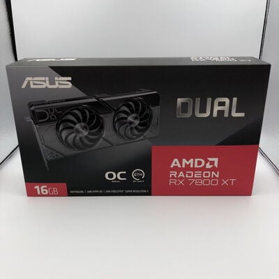 【甲府飯田店】中古  ASUS DUAL-RX7800XT-O16G (RX7800XT 16G) 4720002650 
