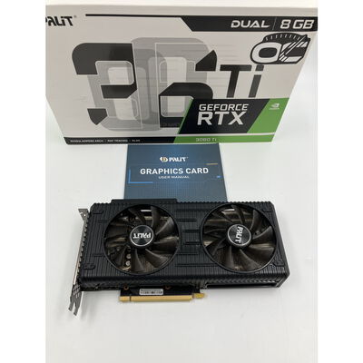 【秋葉原本店】中古  Palit RTX3060Ti Dual OC NE6306TS19P2-190AD (RTX3060Ti 8GB) 144196【8/14価格改定!】 