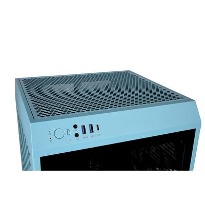 Thermaltake  The Tower 200 Turquoise CA-1X9-00SBWN-00 (Mini-ITX ガラス ターコイズ) 