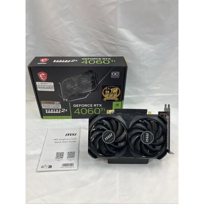 【仙台店】中古  GeForce RTX 4060 Ti VENTUS 2X BLACK 16G OC 3240009235 