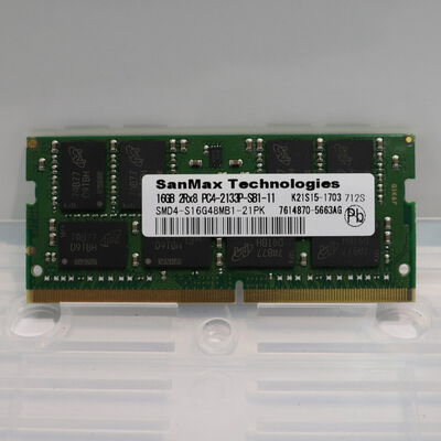 【札幌店】中古  PC4-17000 16GB ノート用(DDR4-2133) 150698 