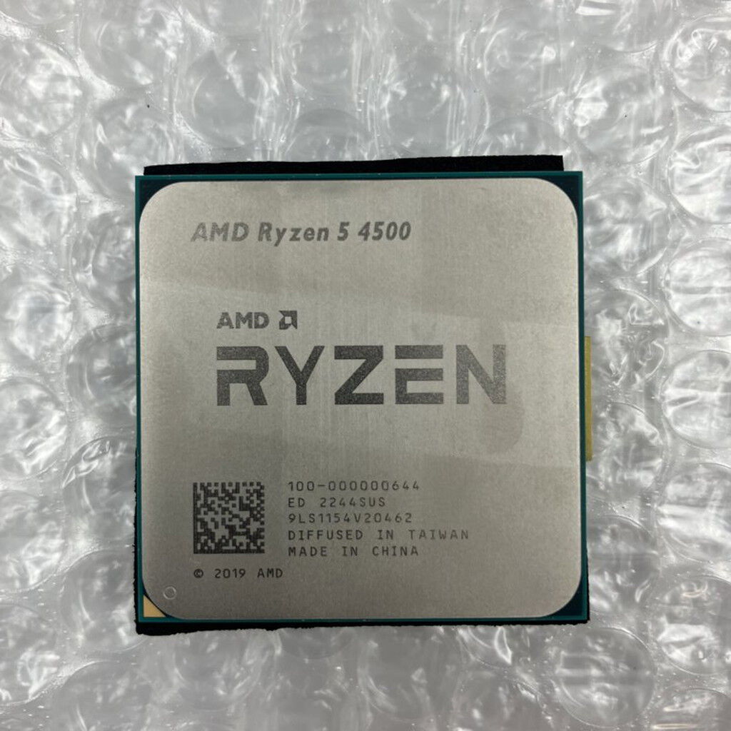 中古 AMD Ryzen 5 4500 (AM4/3.6GHz/11M/C6/T12/65W) 150745 （372893