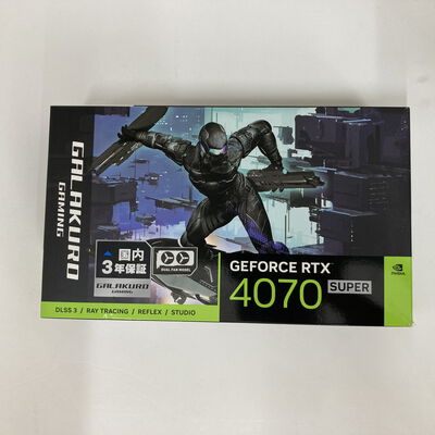 【福山ココローズ店】中古  玄人志向 GG-RTX4070SP-E12GB/DF(RTX4070 SUPER 12GB) 163395 