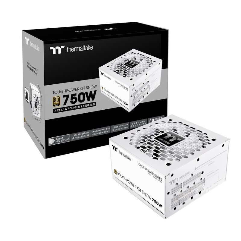 Thermaltake PS-TPT-0750FNFAGJ-W (750W) ｜ パソコン通販のドスパラ