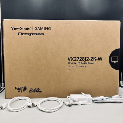 【熊本浜線店】中古  Viewsonic VX2728J2-2K-W-7 (27"W 2H1DP 240Hz WQHD) 5370001124 