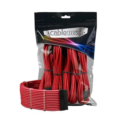 CableMod  CM-PCAB-BKIT-NKR-3PC-R (ケーブル延長キット レッド) 