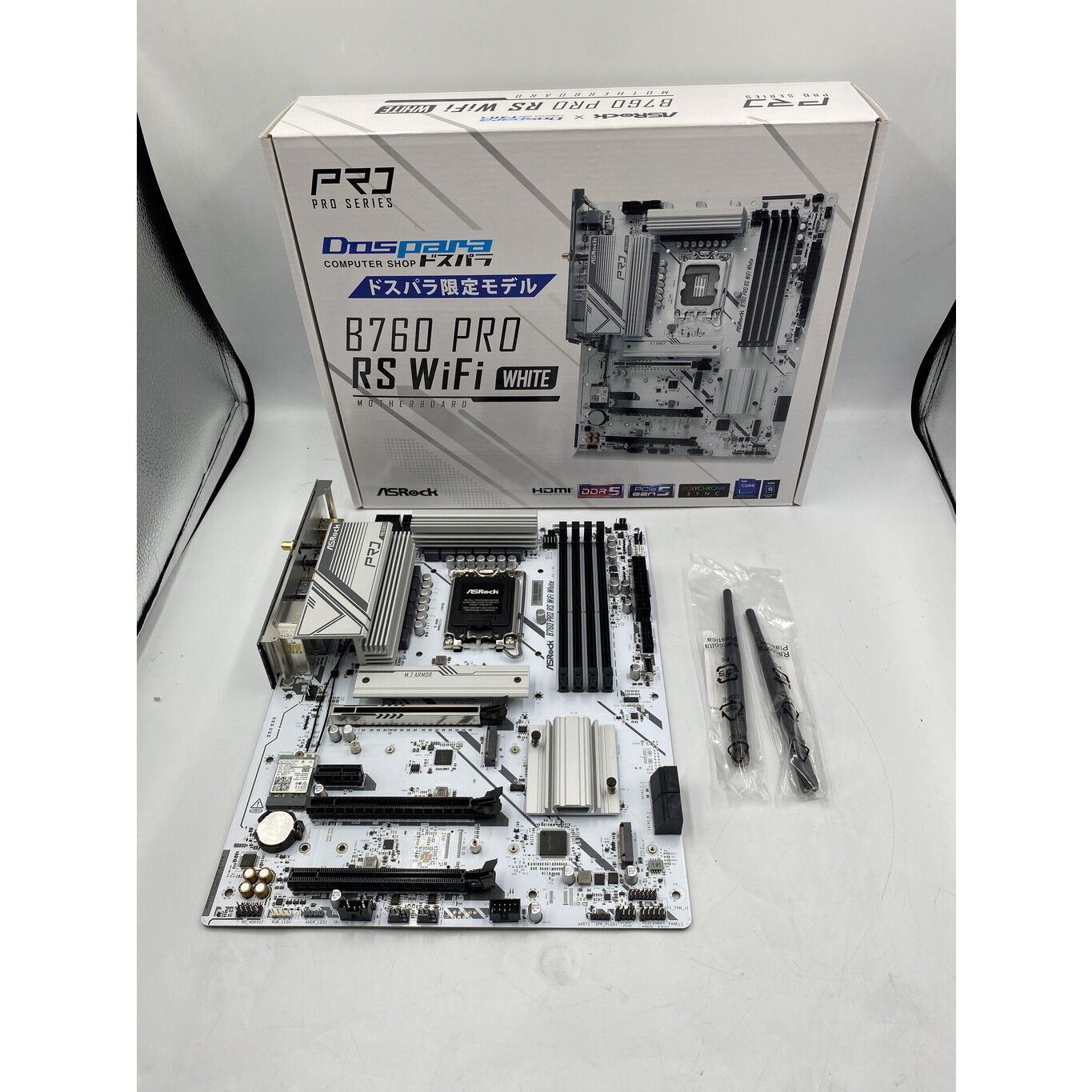 中古 ASRock B760 Pro RS WiFi White (B760 1700 ATX DDR5) 4510002913
