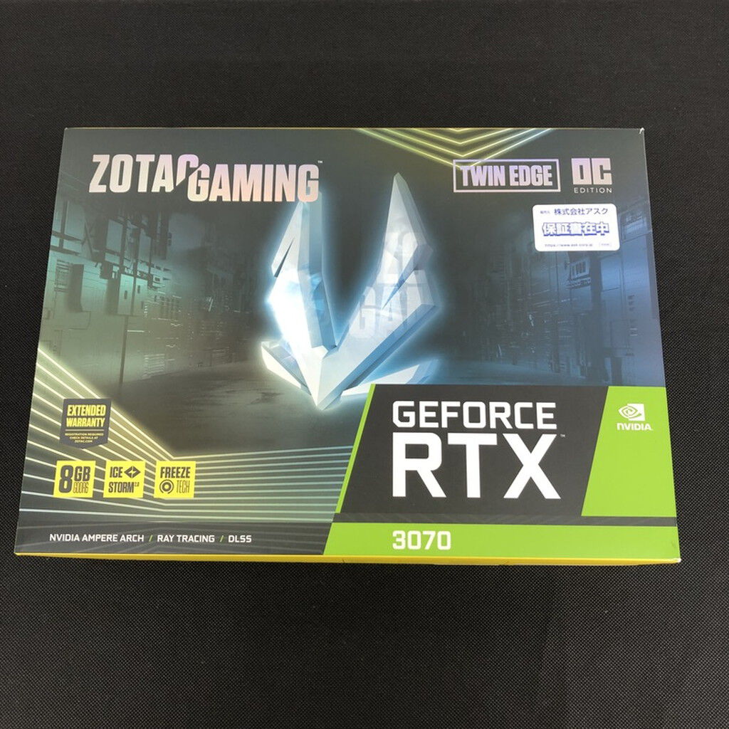 中古 ZOTAC GAMING GeForce RTX 3070 Twin Edge OC ZT-A30700H-10P