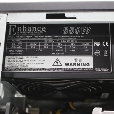 【通販センター】中古  インバースネット FRONTIER(Intel Core i9 10900K/16GB DDR4 (PC4)/SSD500GB/なし/NVIDIA GeForce RTX 3080 10GB/W11H64 MAR) 198143 
