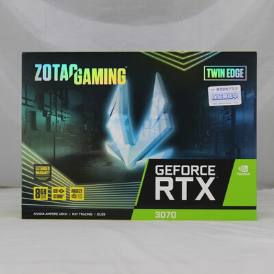 中古  ZOTAC GAMING GeForce RTX 3070 Twin Edge ZT-A30700E-10P（RTX 3070 8GB） 3480032333 